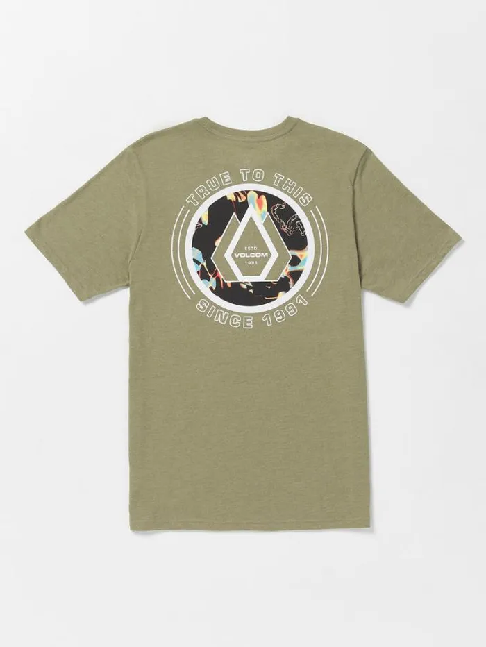 MensWomens TShirts and Tanks Volcom Link Fill Short Sleeve Tee 8211 Thyme Green Heather