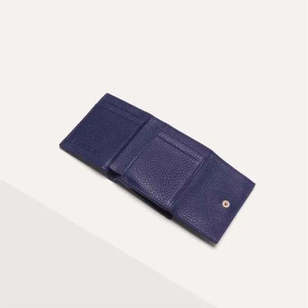 Metallic Soft Royal Blue Women Coccinelle Wallets and Small Leather Goods