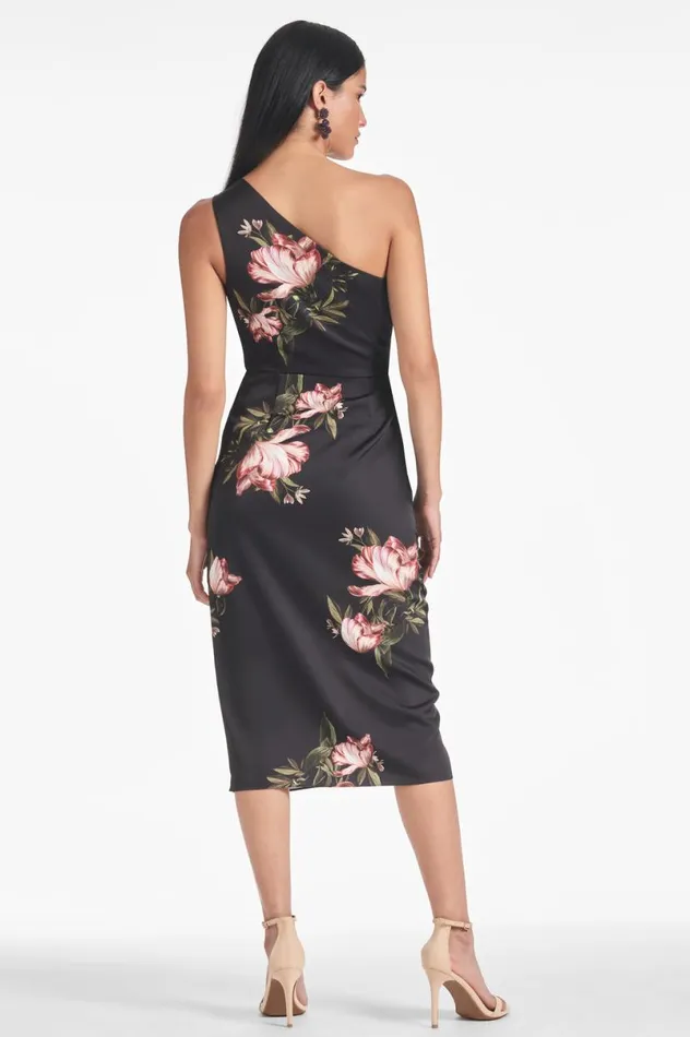 Midi Women Sachin and Babi Carmen Dress 8211 Noir Blossom