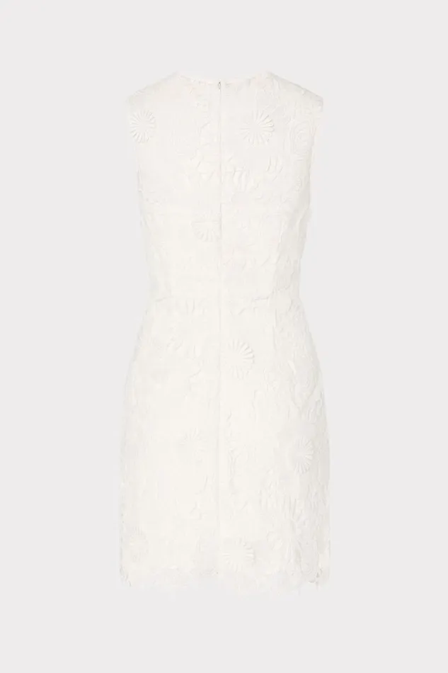 Milly Judy Lace Mini Dress White Women Dresses