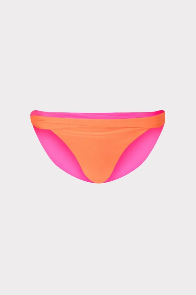 Milly Scala Reversible Bikini Bottom Pinkorange Women Swim and Coverups Milly Scala Reversible Bikini Bottom Pinkorange Women Swim and Coverups