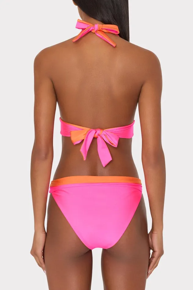 Milly Scala Reversible Bikini Bottom Pinkorange Women Swim and Coverups Milly Scala Reversible Bikini Bottom Pinkorange Women Swim and Coverups
