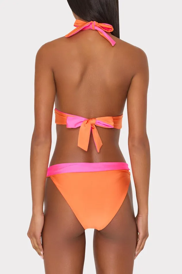 Milly Scala Reversible Bikini Bottom Pinkorange Women Swim and Coverups Milly Scala Reversible Bikini Bottom Pinkorange Women Swim and Coverups