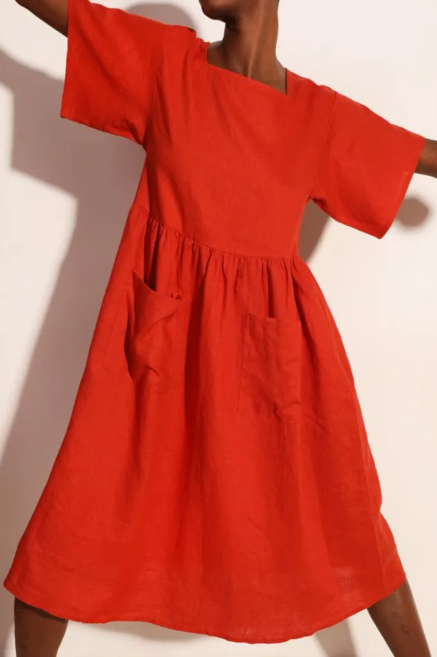 Mitch Dress Paprika WomensShop LF Markey Dresses