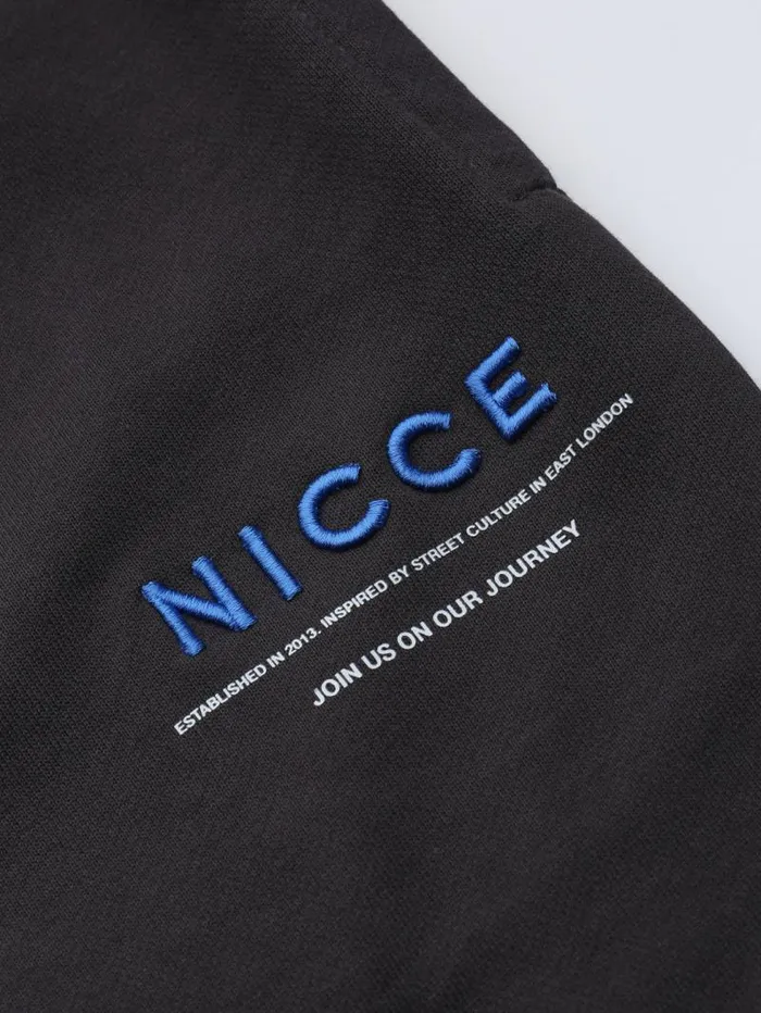 NICCE Tracksuit Sets Mens NICCE Script Essentials Hoodie and Jogger Tracksuit Set Grey