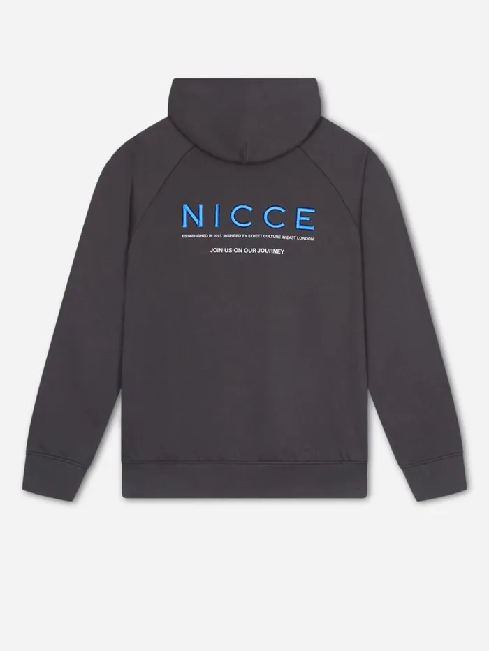 NICCE Tracksuit Sets Mens NICCE Script Essentials Hoodie and Jogger Tracksuit Set Grey