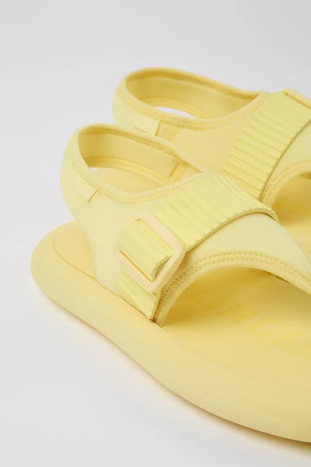 Non Leather Shoes Men Camper Camper X Ottolinger Yellow Sandals By Camper X Ottolinger