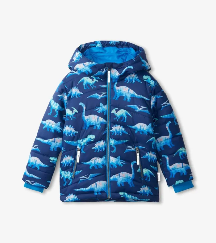Outerwear GirlsBoys Hatley Dinosaur Puffer Jacket