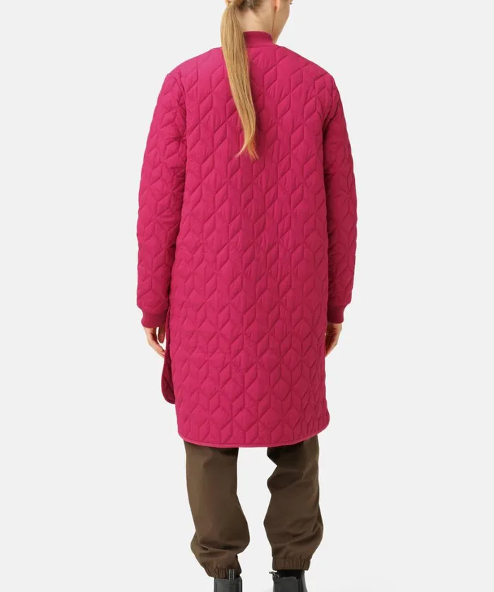 Padded Quilt Coat 8211 Sangria Outerwear Ilse Jacobsen All Jackets And Coats