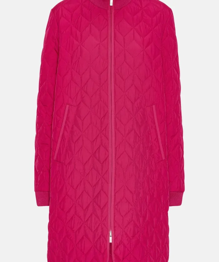 Padded Quilt Coat 8211 Sangria Outerwear Ilse Jacobsen All Jackets And Coats