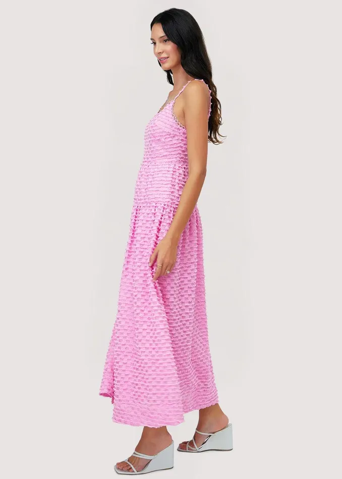 Paloma Maxi Dress Pink Women Lost Wander Dresses