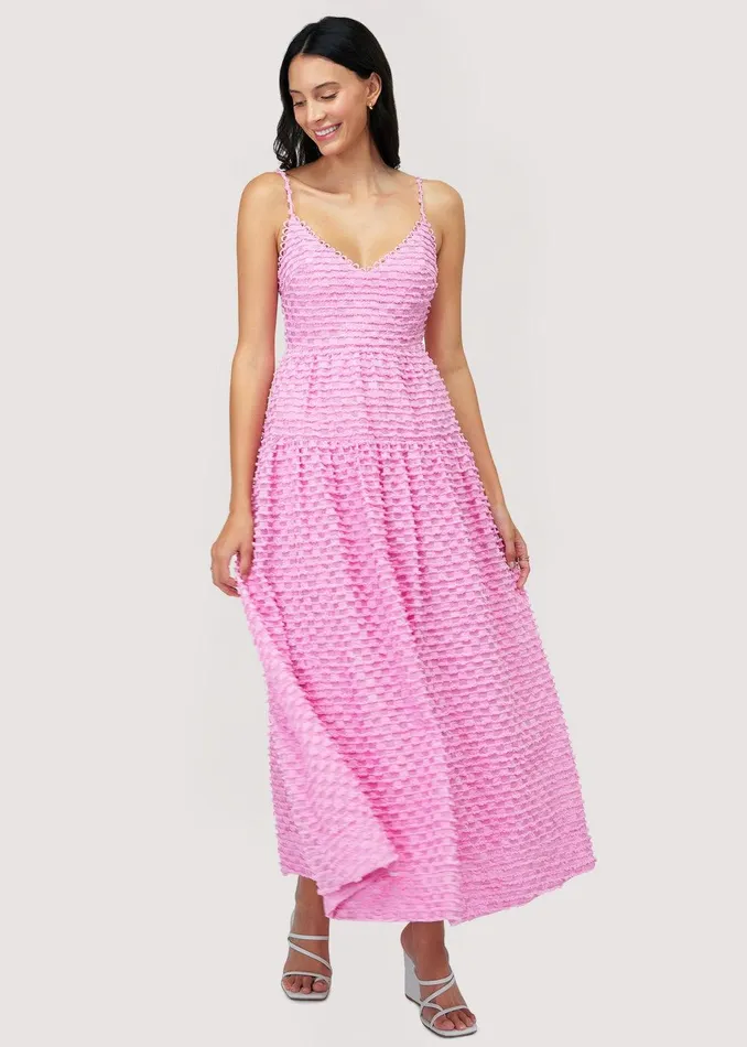 Paloma Maxi Dress Pink Women Lost Wander Dresses