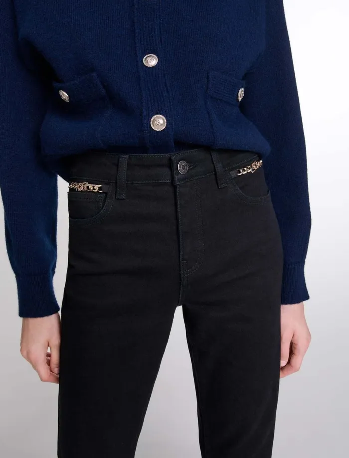 Pants and Jeans Women Maje Flared Jeans Black
