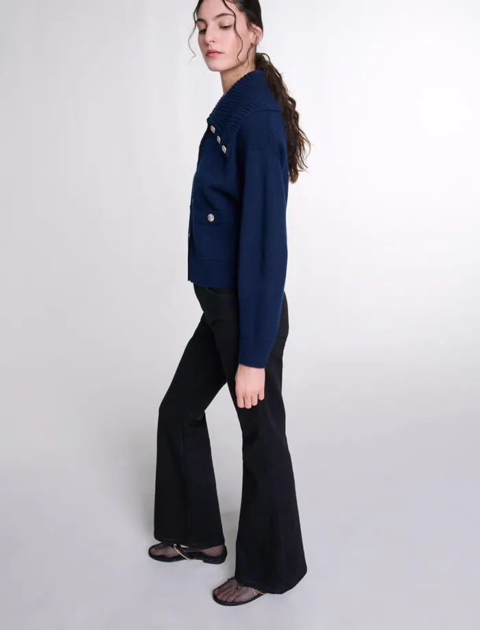 Pants and Jeans Women Maje Flared Jeans Black