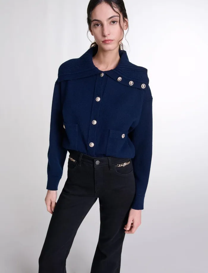Pants and Jeans Women Maje Flared Jeans Black