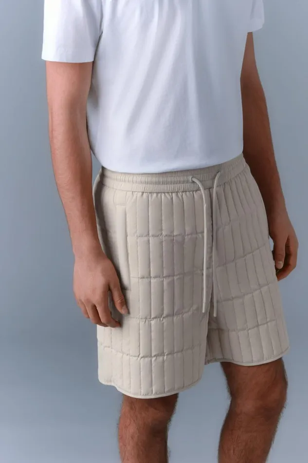 Pants and Shorts Men Mackage SEBASTIAN Vertical Quilted Shorts Trench