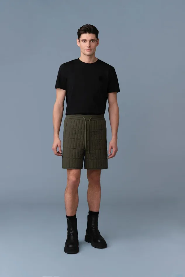 Pants and Shorts Men Mackage SEBASTIAN Vertical Quilted Shorts Trench