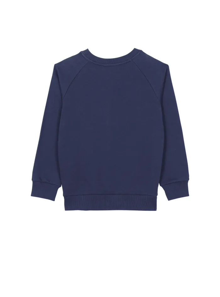 Paris Sweatshirt Navy Kids Balmain