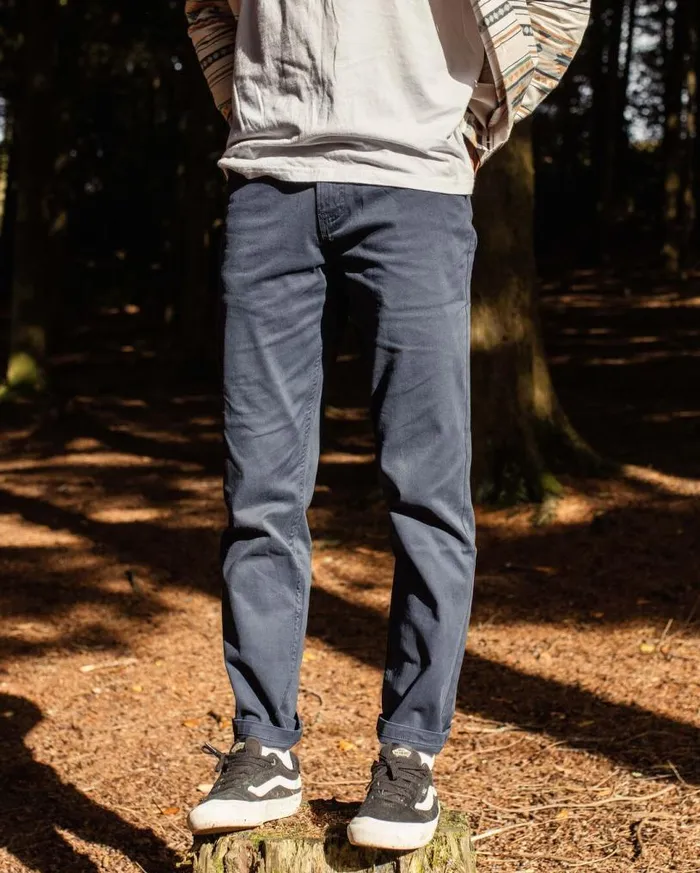 Passenger Clothing 365 5 Pocket Trouser Deep Navy Men Trousers