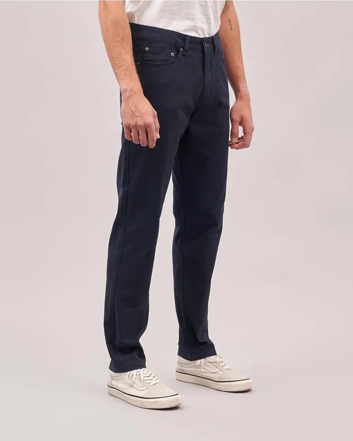 Passenger Clothing 365 5 Pocket Trouser Deep Navy Men Trousers