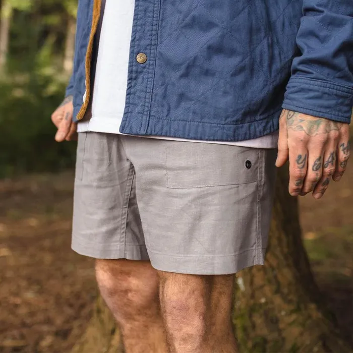 Passenger Clothing Adventure Organic All Purpose Short Frost Gray Men Shorts