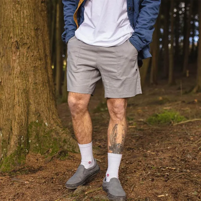 Passenger Clothing Adventure Organic All Purpose Short Frost Gray Men Shorts