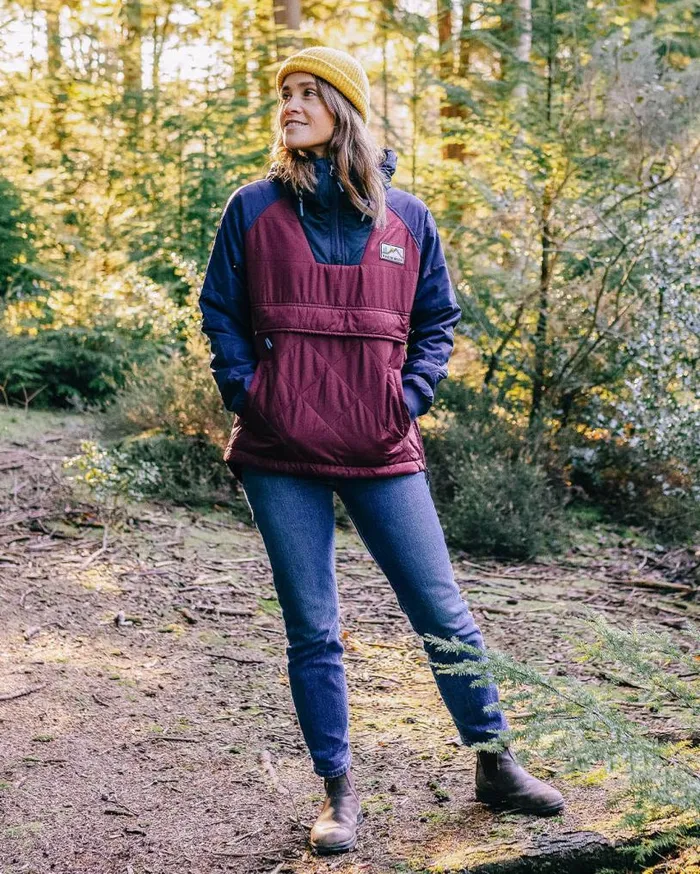 Passenger Clothing Ocean Recycled Insulated 12 Zip Jacket Windsor Wine Women Jackets