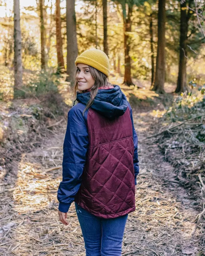 Passenger Clothing Ocean Recycled Insulated 12 Zip Jacket Windsor Wine Women Jackets