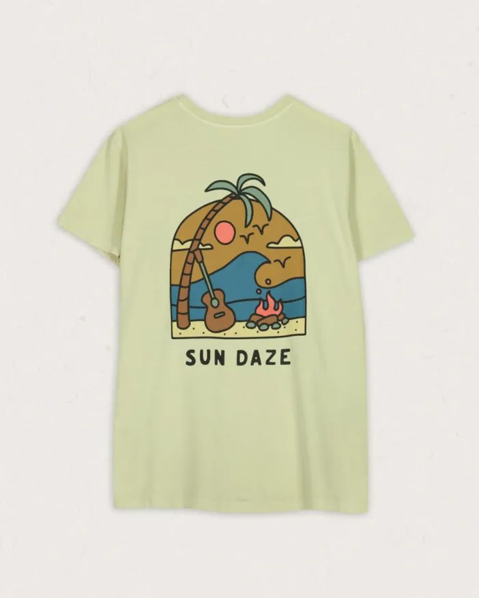 Passenger Clothing Sundaze Oversized Recycled Cotton TShirt Tender Greens Women Tops and TShirts
