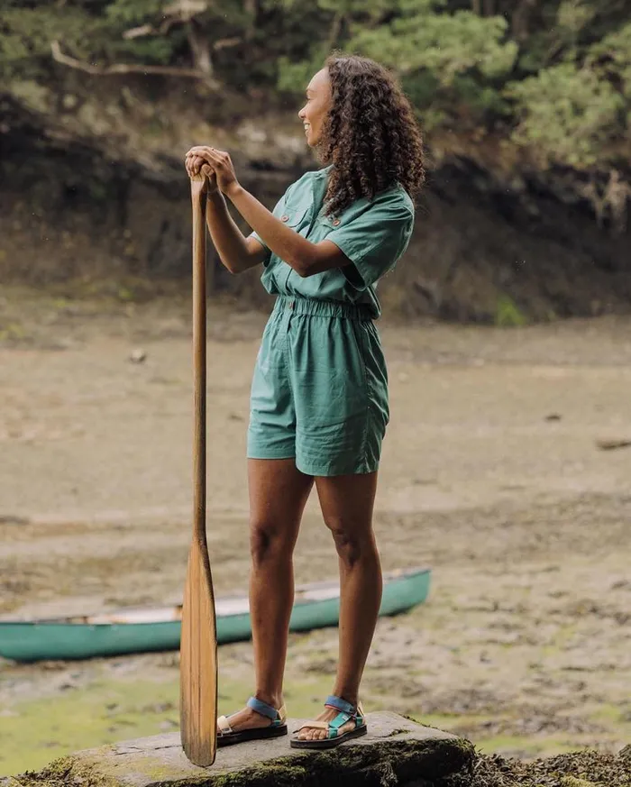 Passenger Clothing Topaz Short Boiler Suit Deep Sea Women Shorts