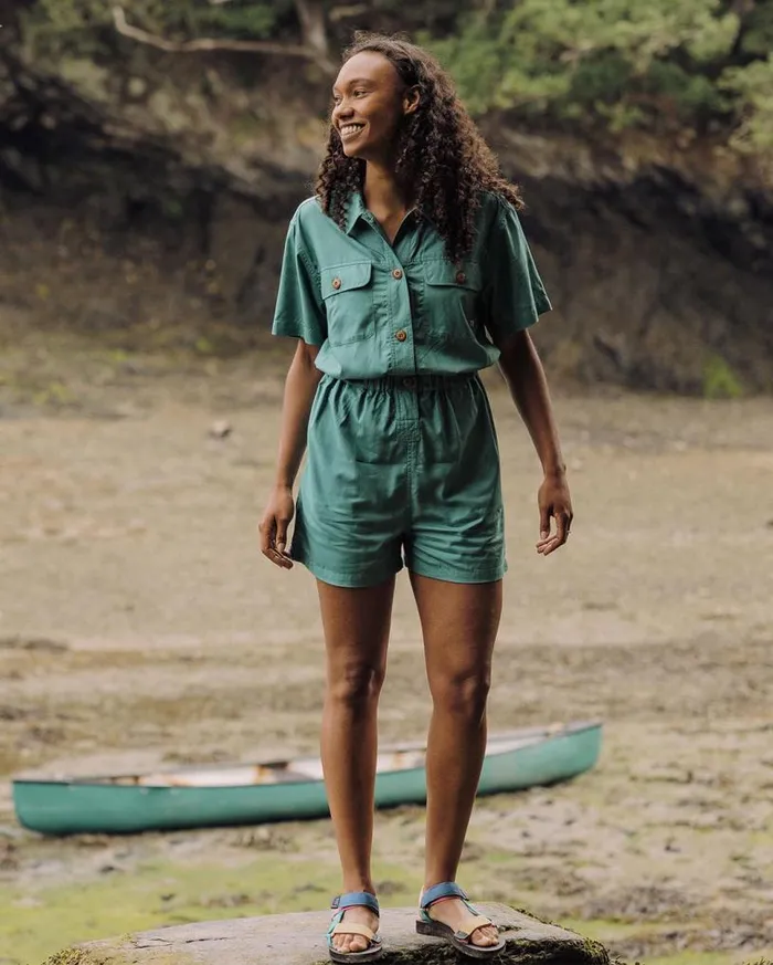 Passenger Clothing Topaz Short Boiler Suit Deep Sea Women Shorts