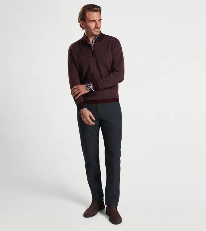 Peter Millar Sweaters Men Breaker Birdseye QuarterZip