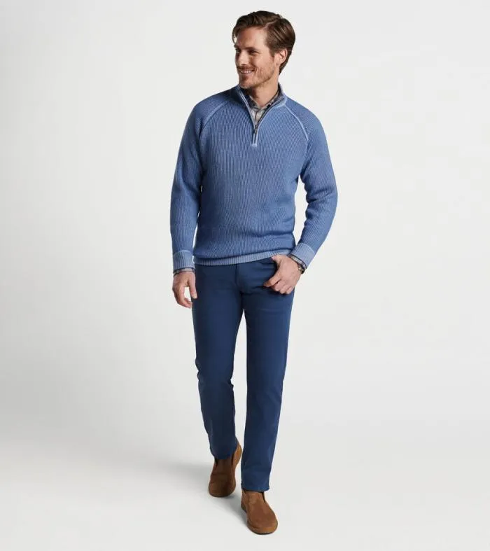 Peter Millar Sweaters Men Layton GarmentDyed QuarterZip