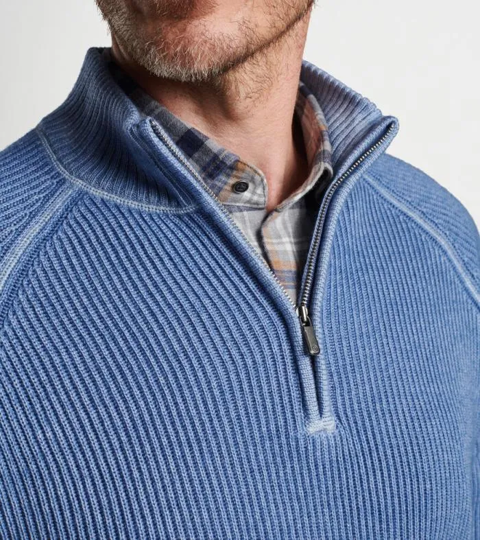 Peter Millar Sweaters Men Layton GarmentDyed QuarterZip