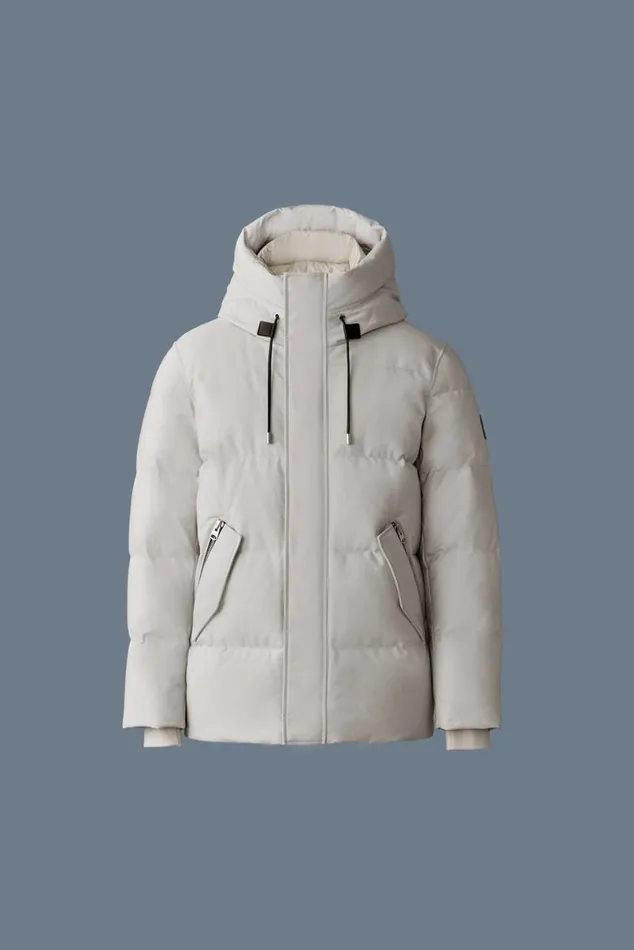 Puffer Men Mackage GRAYDON 2in1 Lustrous Light Down Jacket Navy