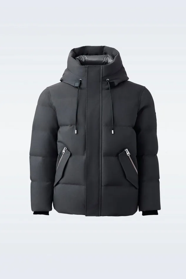 Puffer Men Mackage GRAYDON 2in1 Lustrous Light Down Jacket Navy