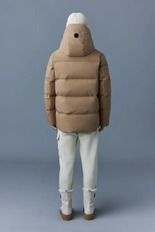 Puffer Men Mackage GRAYDON 2in1 Lustrous Light Down Jacket Navy