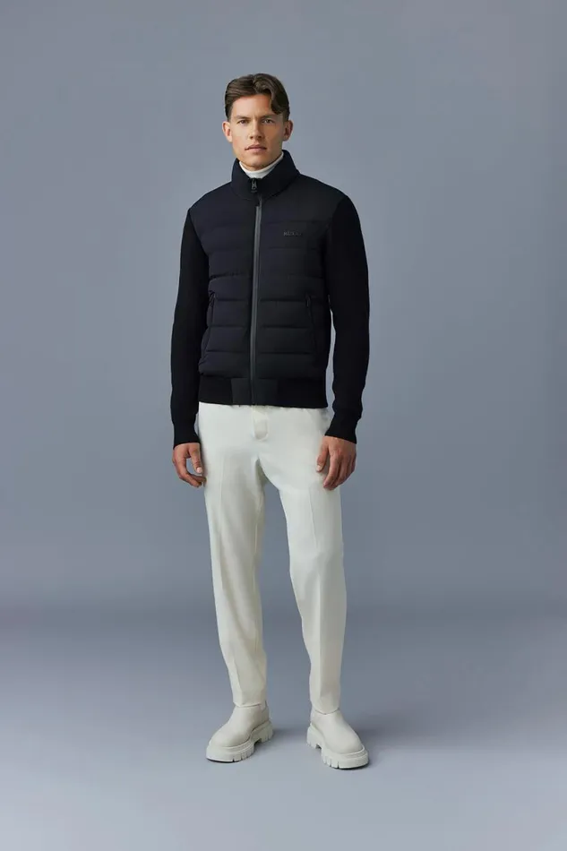 Puffer Men Mackage HANEYCITY Hybrid Light Down Jacket Light Military Puffer Men Mackage HANEYCITY Hybrid Light Down Jacket Light Military