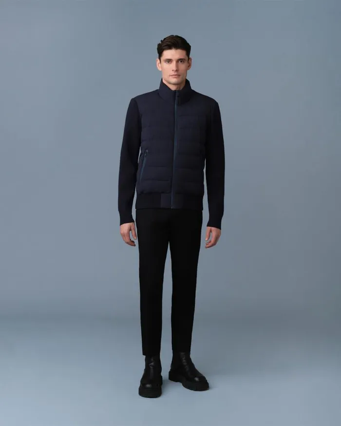 Puffer Men Mackage HANEYCITY Hybrid Light Down Jacket Light Military Puffer Men Mackage HANEYCITY Hybrid Light Down Jacket Light Military