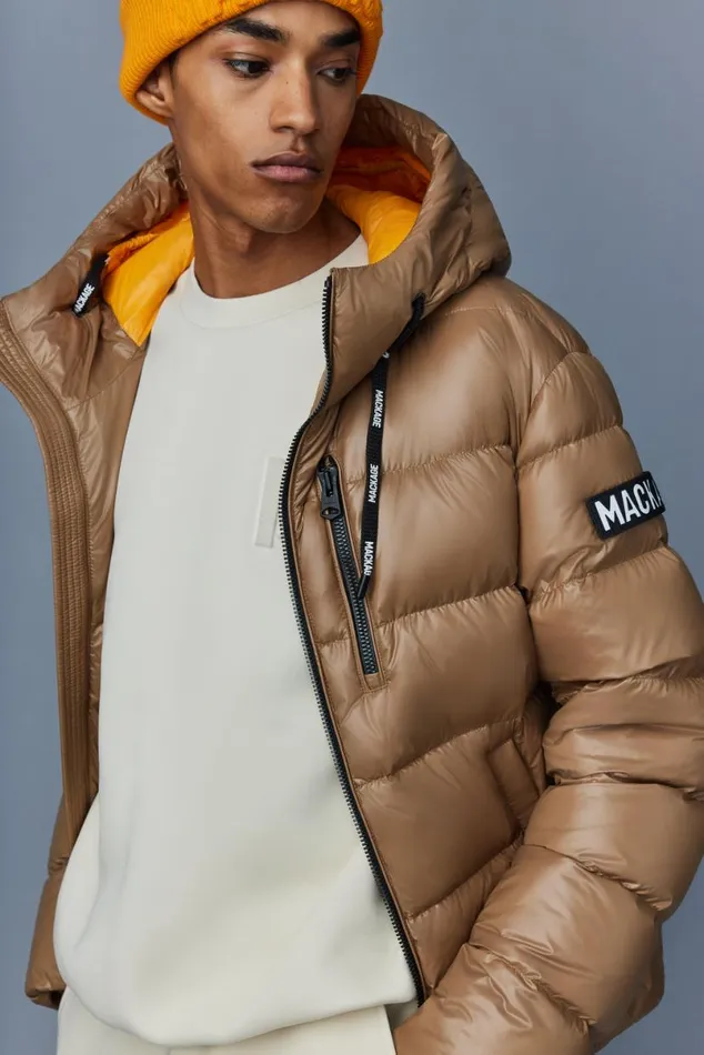 Puffer Men Mackage VICTOR Lustrous Light Down Jacket With Hood For Men Black Puffer Men Mackage VICTOR Lustrous Light Down Jacket With Hood For Men Black