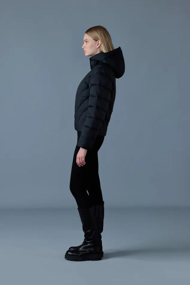 Puffers Women Mackage HOPE Softwash Rounded Quilt Down Jacket Black Puffers Women Mackage HOPE Softwash Rounded Quilt Down Jacket Black