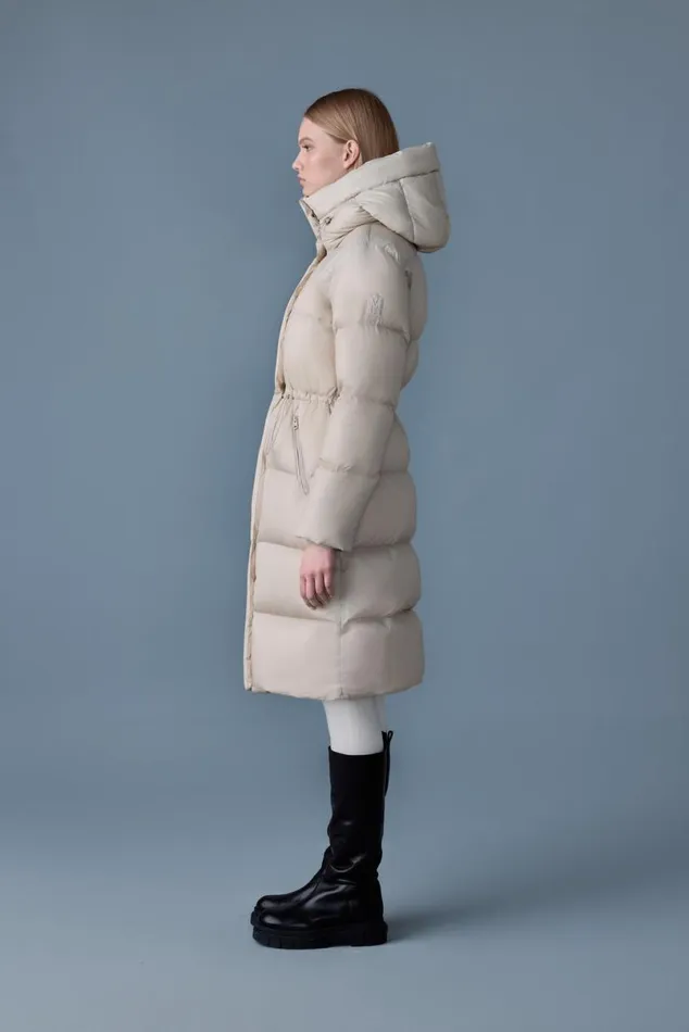 Puffers Women Mackage ISHANISW Softwash Long Down Coat With Hood Trench Puffers Women Mackage ISHANISW Softwash Long Down Coat With Hood Trench