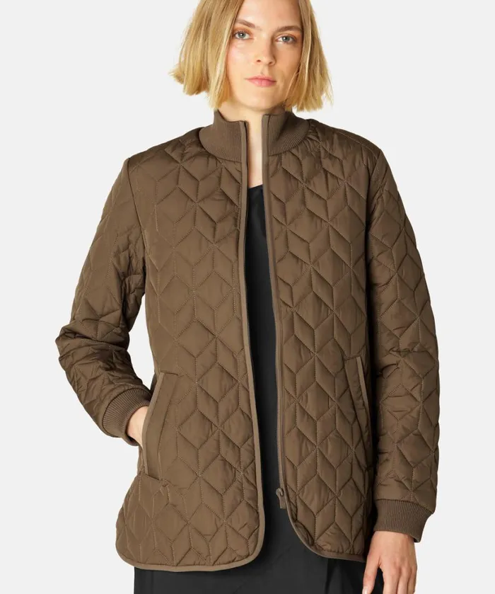 Quilt Jacket 8211 Cub Brown Outerwear Ilse Jacobsen All Jackets And Coats