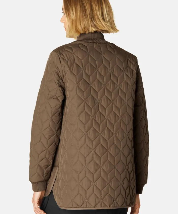 Quilt Jacket 8211 Cub Brown Outerwear Ilse Jacobsen All Jackets And Coats