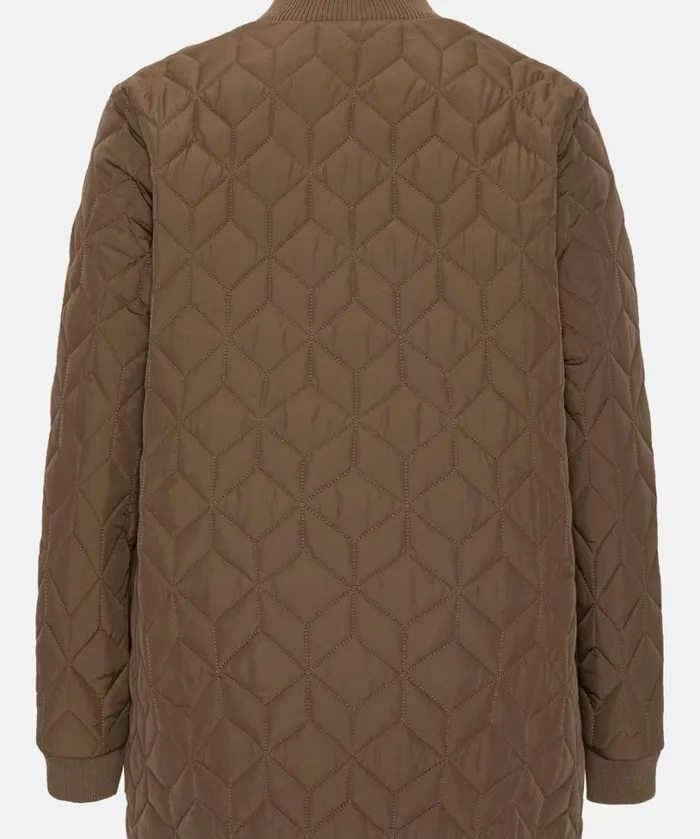 Quilt Jacket 8211 Cub Brown Outerwear Ilse Jacobsen All Jackets And Coats