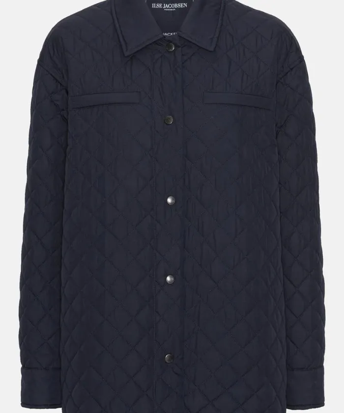 Quilt Jacket 8211 Dark Indigo Outerwear Ilse Jacobsen All Jackets And Coats Quilt Jacket 8211 Dark Indigo Outerwear Ilse Jacobsen All Jackets And Coats