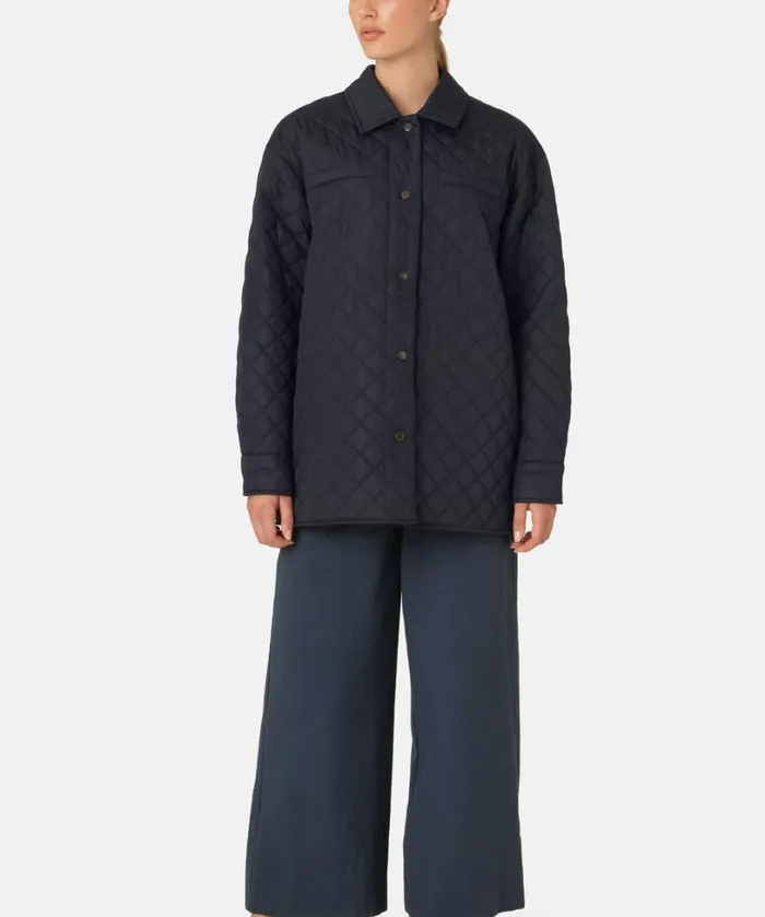 Quilt Jacket 8211 Dark Indigo Outerwear Ilse Jacobsen All Jackets And Coats Quilt Jacket 8211 Dark Indigo Outerwear Ilse Jacobsen All Jackets And Coats