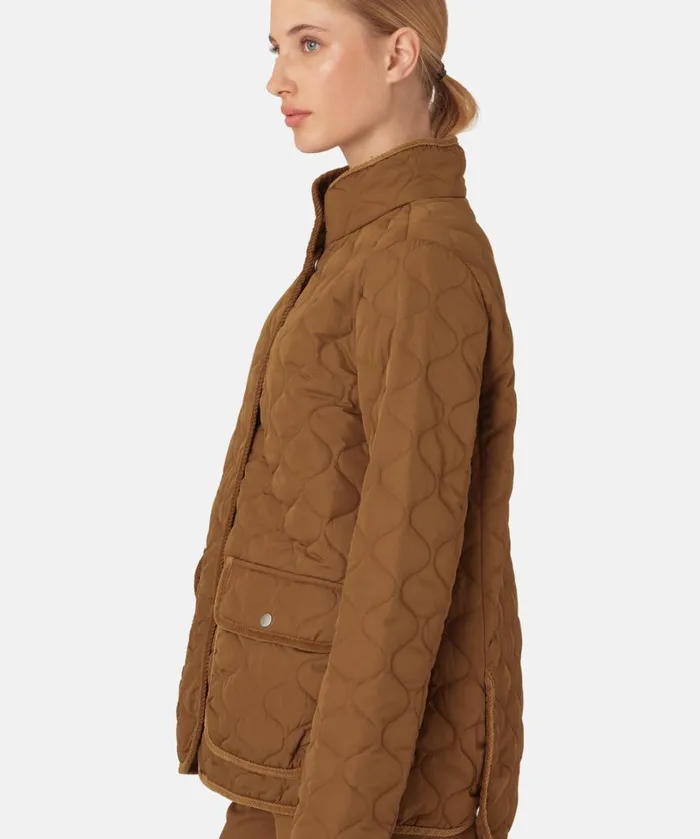 Quilt Jacket 8211 Walnut Outerwear Ilse Jacobsen All Jackets And Coats