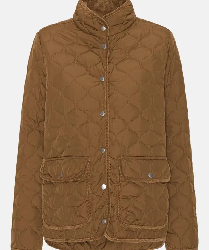 Quilt Jacket 8211 Walnut Outerwear Ilse Jacobsen All Jackets And Coats