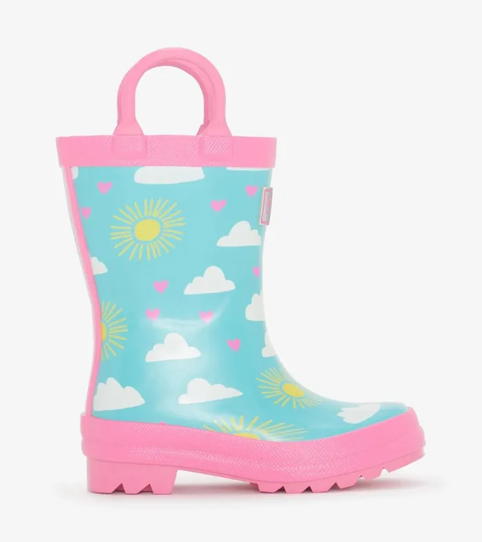 Rainwear Baby and Toddler Hatley Toddler Girls Happy Skies Rain Boots